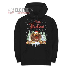 Merry Thanksmas 2023 Turkey In Snow T-Shirt, Hoodie And Sweater