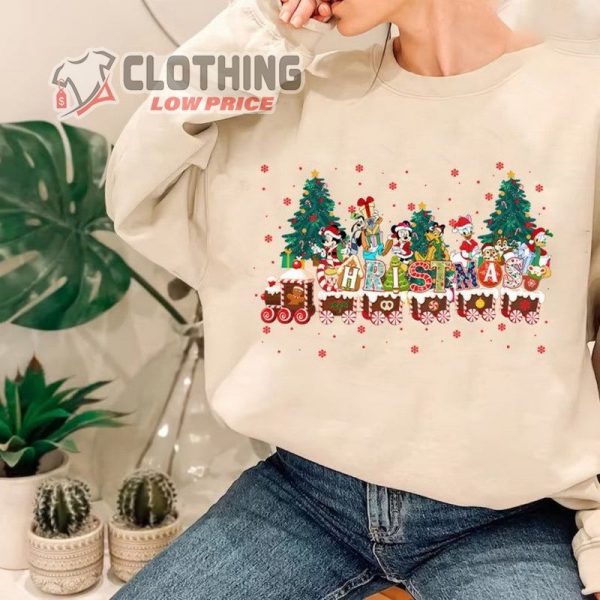 Mickey And Friends Disney Christmas Shirt, Gingerbread Mickey’s Very Merry Christmas Party 2023
