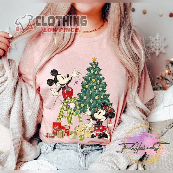 Mickey Minnie Christmas Shirt Mickeys Very Merry Christmas Party Shirt Christmas 2023 Shirt Holiday Gift