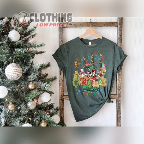 Mickey’s Very Merry Christmas Party 2023 Shirt, Disney Family Matching Shirt, Christmas 2023 Merch, Holiday Gift