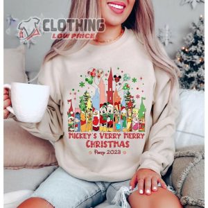 Mickeys Very Merry Christmas Party 2023 Shirts Christmas Matching Disney Christmas Decor 2023 Shirt Ideas Holiday Gift 2 1