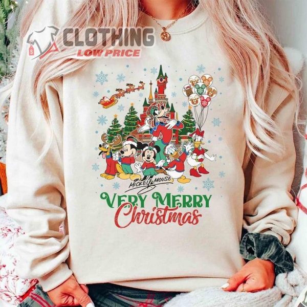 Mickeys Very Merry Christmas Party Family Matching Shirt Mickeys Christmas Party Shirt Christmas 2023 Shirt Holiday Gift 1 1