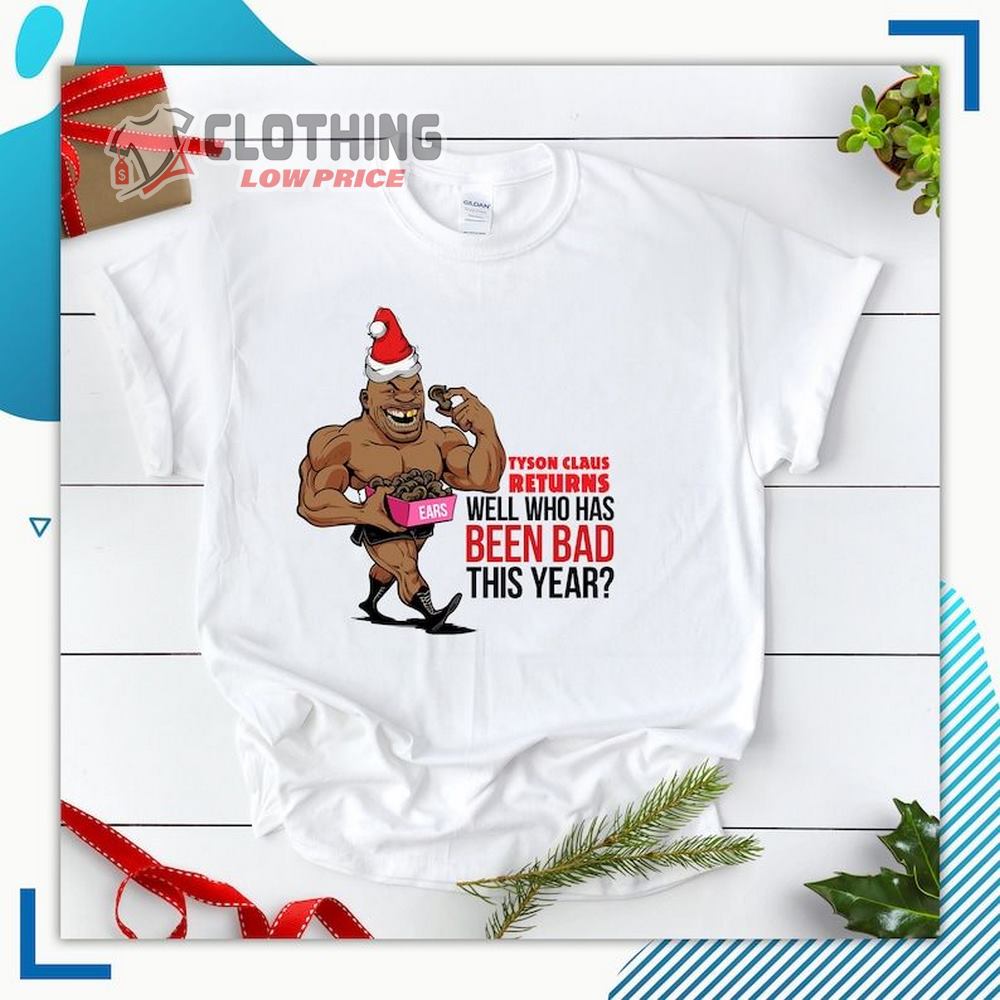 Mike Tyson Ugly Christmas Sweater, Funny Christmas Shirts
