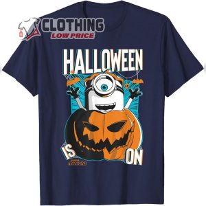 Minions Halloween is on Scary Pumpkin T Shirt2 1