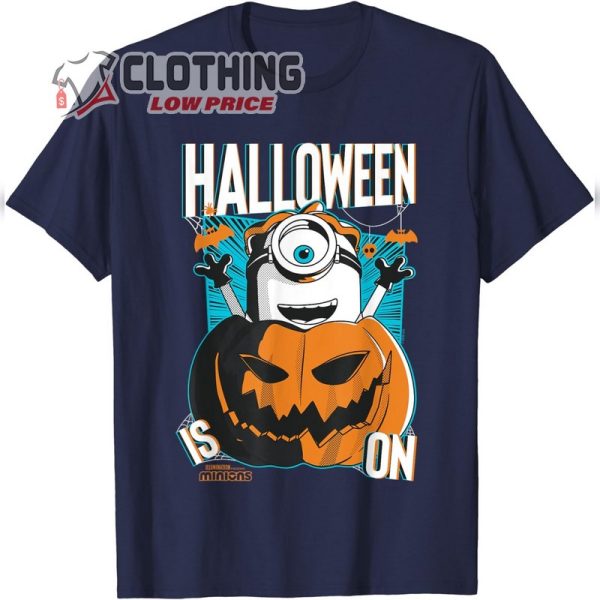 Minions Halloween is on Scary Pumpkin T-Shirt