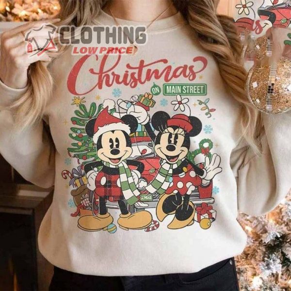 Minnie Mickeys Very Merry Christmas Party 2023 Shirt Disney Family Christmas Shirt Christmas Decor 2023 Shirt Ideas Holiday Gift 1