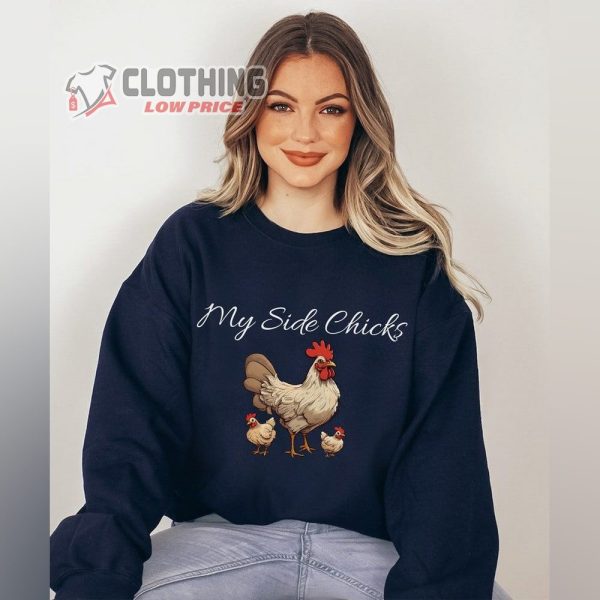 My Side Chicks Thankful Sweatshirt, Thanksgiving Shirt, Thanksgiving Sweatshirt, Chicken Thanksgiving, Thanksgiving 2023, Thanksgiving Gift