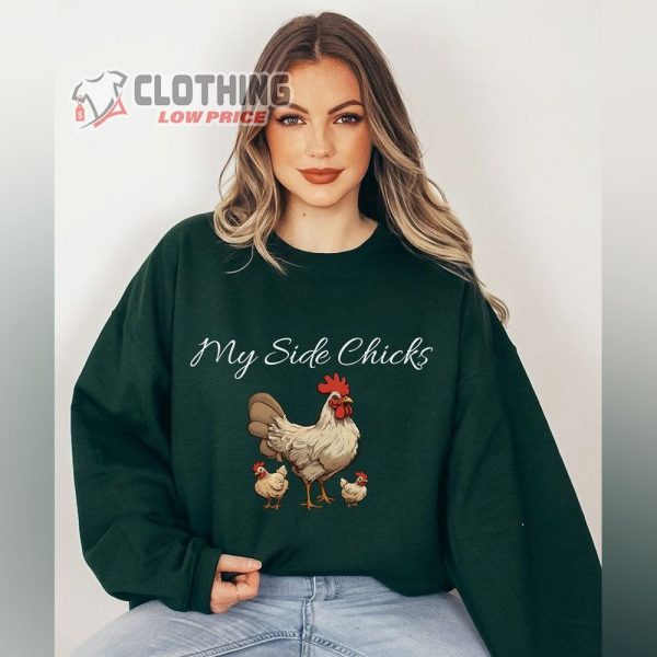 My Side Chicks Thankful Sweatshirt, Thanksgiving Shirt, Thanksgiving Sweatshirt, Chicken Thanksgiving, Thanksgiving 2023, Thanksgiving Gift