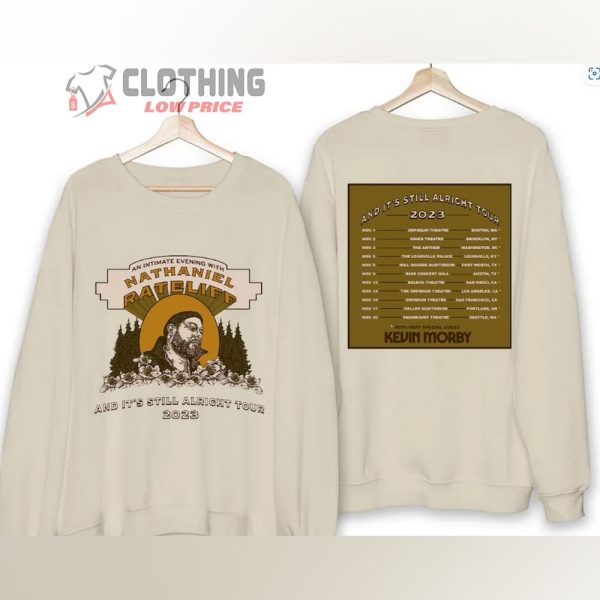 Nathaniel Rateliff 2023 Tour Shirt, And It’s Still Alright Tour 2023 T-Shirt, Nathaniel Rateliff Merch, Nathaniel Rateliff Tee Gift