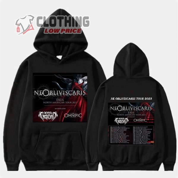 Ne Obliviscaris Exul North American Tour 2023 Shirt, Ne Obliviscaris Tour Dates Hoodie, Ne Obliviscaris Tickets Merch