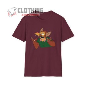 Ned Flanders Werewolf Softstyle T Shirt Grr Diddly Simpsons Halloween Simpsons Treehouse Of Horror Shirt