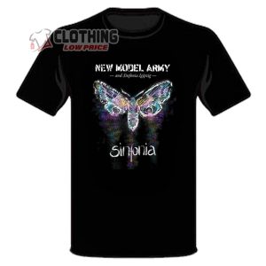 New Model Army Tour 2023 Sinfonia Leipzig Butterfly T-Shirt, Hoodie And Sweater