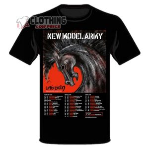 New Model Army Unbroken Tour 2024 Merch New Model Army Unbroken 2024 Tour Dates And Tickets T Shirt Hoodie And Sweater