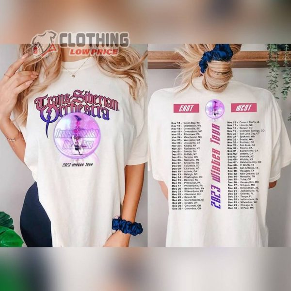 New Trans-Siberian Orchestra 2023 Concert Dates Shirt, New Trans-Siberian Orchestra Christmas 2023 Winter Tour T-Shirt, The Ghost Of Christmas Eve Unisex Shirt