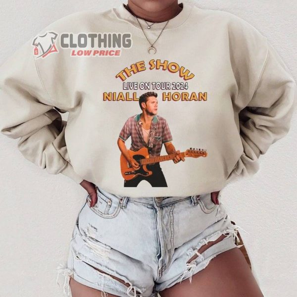 Niall Horan The Show Live On Tour 2024 Unisex Merch, Vintage Niall The Show 2024 Shirt, Niall Horan Fan Sweashirt