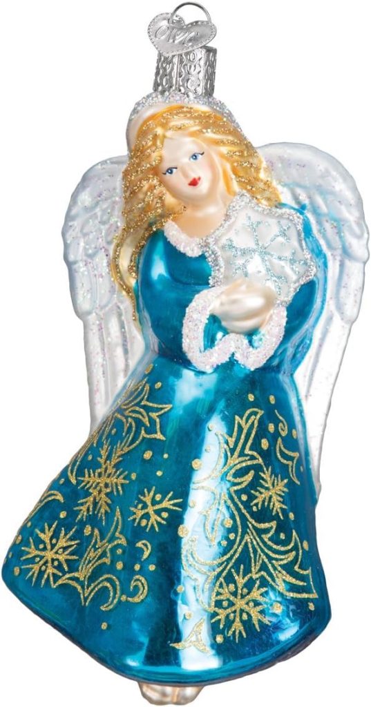 Old World Christmas Angel Collection Glass Blown Ornaments amazon