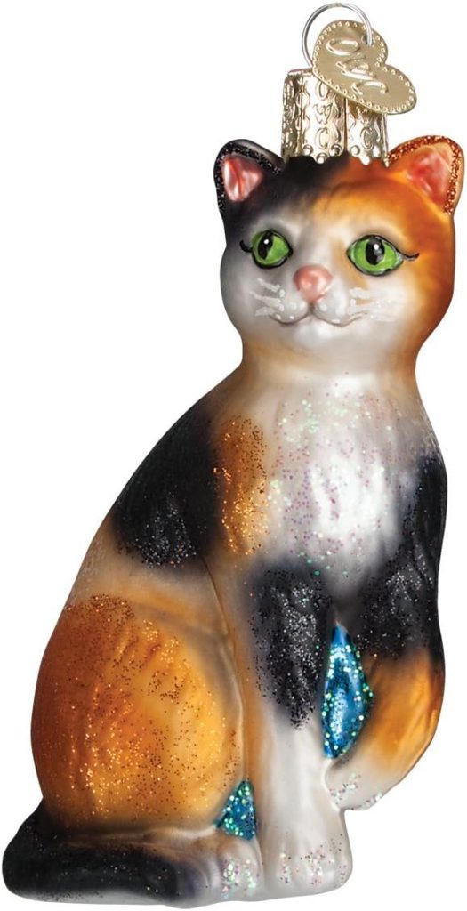Old World Christmas Ornaments Cat Lover Collection Glass Blown Ornaments amazon