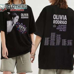 Olivia Rodrigo Shirt, Olivia Rodrigo Guts Tour Shirt, Olivia Rodrigo Guts Merch, Guts Tour 2024 Shirt, Olivia Concert Merch