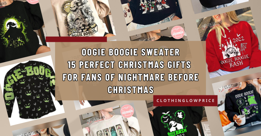 Oogie Boogie Sweater 15 Perfect Christmas Gifts for Fans of Nightmare Before Christmas