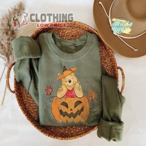 Pooh Halloween Shirt, Disney Comfort Color Shirt, Winnie The Pooh Halloween, Pooh Bear Sweatshirt, Pumpkin Pooh, Pooh Sweatshirt, Pooh Shirt