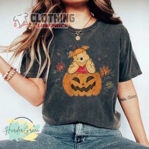Pooh Halloween Shirt, Disney Comfort Color Shirt, Winnie The Pooh Halloween, Pooh Bear Sweatshirt, Pumpkin Pooh, Pooh Sweatshirt, Pooh Shirt