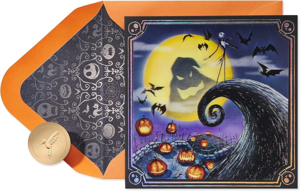 Papyrus Nightmare Before Christmas Halloween Card amazon