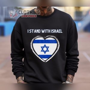 Peace For Israel Sweatshirt I Stand With Israel Sweatshirt Stop War Shirt Israel Flag Tee Israel Gaza Palestine War Merch Usa Israel Tee1