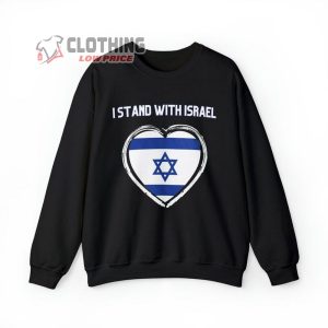 Peace For Israel Sweatshirt I Stand With Israel Sweatshirt Stop War Shirt Israel Flag Tee Israel Gaza Palestine War Merch Usa Israel Tee3