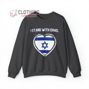 Peace For Israel Sweatshirt I Stand With Israel Sweatshirt Stop War Shirt Israel Flag Tee Israel Gaza Palestine War Merch Usa Israel Tee4