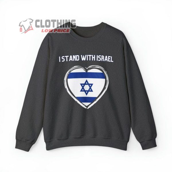 Peace For Israel Sweatshirt, I Stand With Israel Sweatshirt, Stop War Shirt, Israel Flag Tee, Israel Gaza Palestine War Merch, Usa Israel Tee