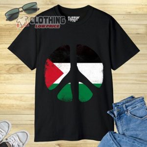 Peace For Palestine Graphic Shirt, Palestine Flag Unisex Sweatshirt, Gaza Strip Palestine Hoodie