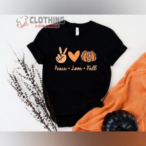 Peace Love Fall Shirt, Happy Thanksgiving Shirt, Pumpkin Spice Shirt, Fall Shirt, Autumn Shirt, Pumpkin Patch Shirt, Thanksgiving Teacher Gift