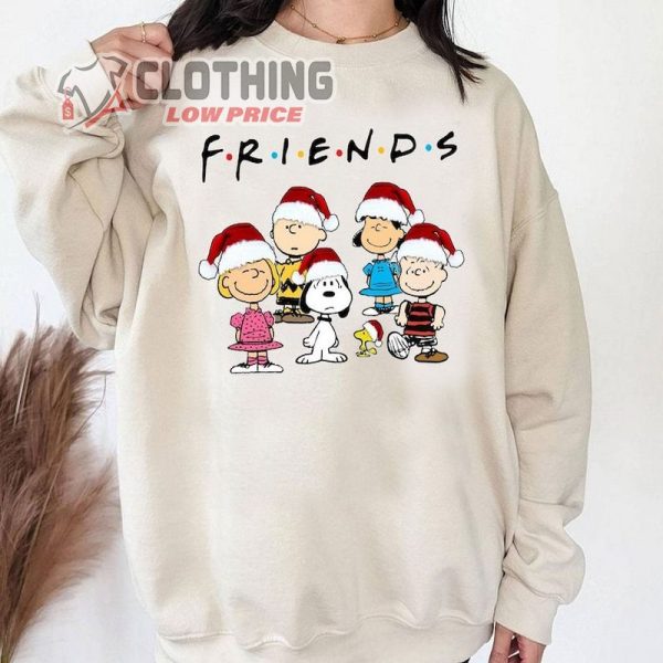 Peanut Snoopy And Friends Merry Christmas Sweatshirt, Snoopy Christmas Sweatshirt Tee Shirt