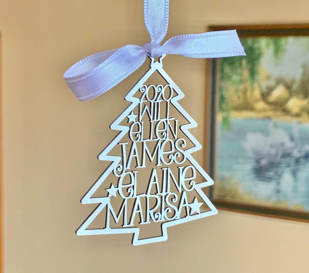 Personalized Christmas 2023 Tree Ornaments amazon