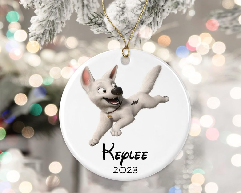 Personalized Disney Bolt Ornament amazon