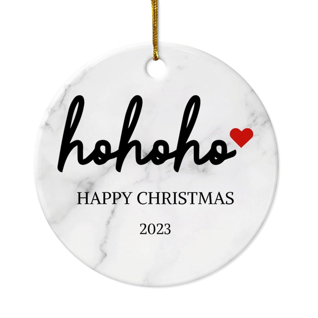 Personalized Ho Ho Ho Christmas Ornament First Christmas Ornament amazon