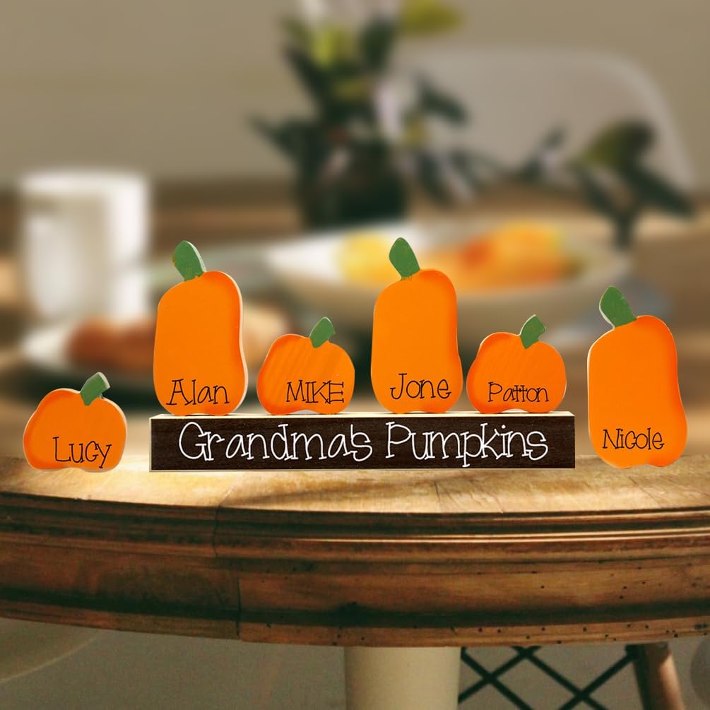 Personalized Name Pumpkin for Halloween Artificial amazon