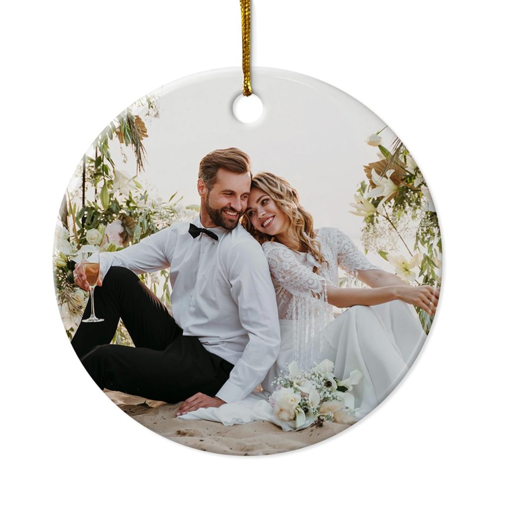 Personalized Photo Ornament Christmas Ornaments amazon