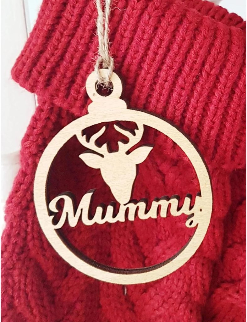 Personalized Reindeer Ornament Custom Wooden Name Ornaments amazon