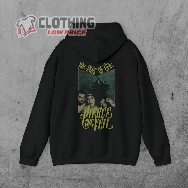 Pierce The Veil Hoodie, The Jaws Of Life Album Hoodie, Pierce The Veil Concert Sweatshirt, Pierce The Veil Tour 2023 Merch