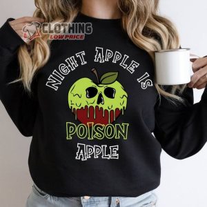 Poison Apple Sweatshirt, Bangtan JK Poison Apple Crewneck, Night Apple Is Poison Apple, Halloween Apple, Bangtan Halloween Gift