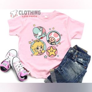 Princess Peach Shirt Mario Pink Princess