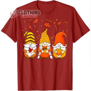 Pumpkin Gnomes Fall Shirt Cute Thanksgiving T Shirt Thanksgiving Gnome3