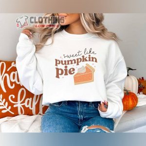 Pumpkin Pie Thanksgiving Sweatshirt, Thanksgiving Pumpkin Sweatshirt, Pumpkin Spice, Lover Gift For Thanksgiving