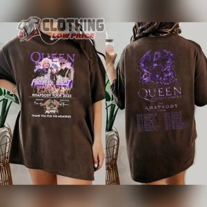 Queen Adam Lambert The Rhapsody Tour 2023 T-shirt, Queen Tour Setlist 2023 Shirt, Adam Lambert Tour 2023 Shirt, Adam Lambert Merch