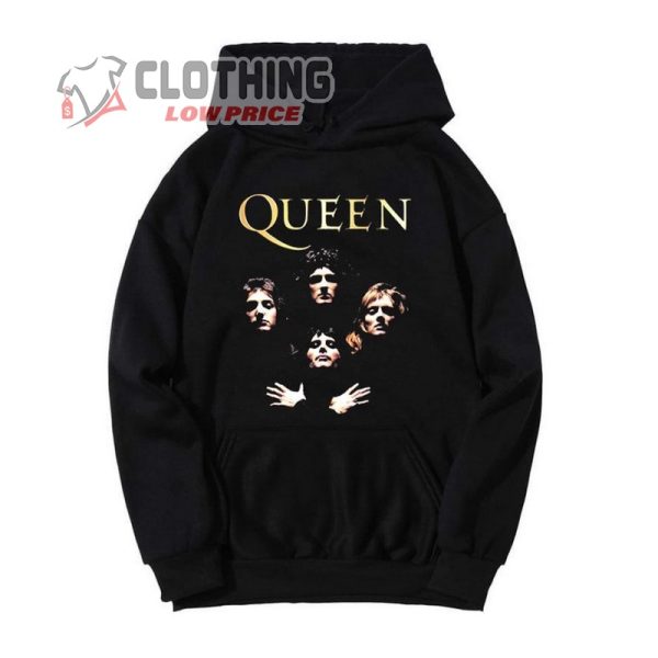 Queen Band Hoodie, Freddie Mercury Queen Band Shirt, Queen Rock Band Tour 2023 Sweatshirt, Queen Concert Tour Hoodie