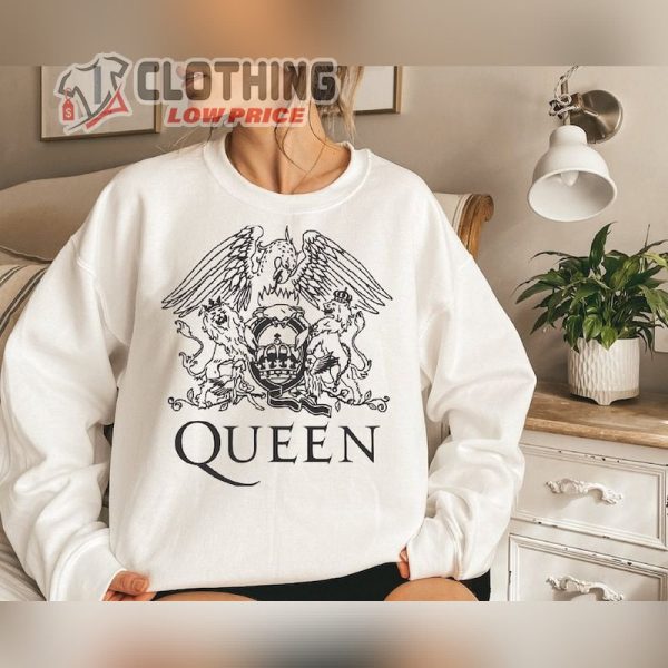 Queen Band Sweatshirt, Queen Rhapsody Tour 2023 Setlist Sweatshirt, Queen Concert Tour T- Shirt