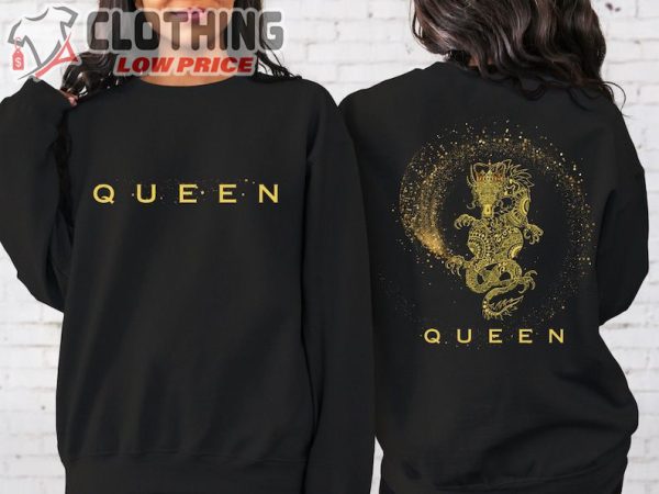 Queen Rhapsody Tour 2023 Setlist Sweatshirt, Queen Concert Tour T- Shirt, Queen Setlist 2023 Shirt