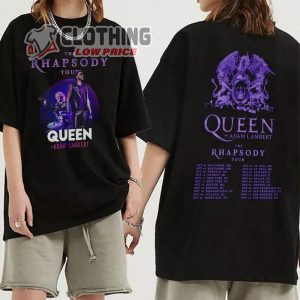 Queen Rock Band Tour 2023 Shirt Queen Adam Lambert The Rhapsody Tour 2023 T shirt Adam Lambert Tour 2023 Shirt Adam Lambert Merch 1