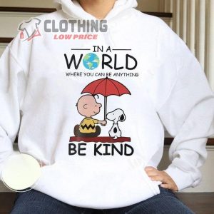 Retro Charlie Brown And Snoopy Shirt, The Peanuts In A Wold Unisex Tshirt